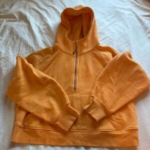 Lululemon Orange Soda Scuba Hooded Sweatshirt